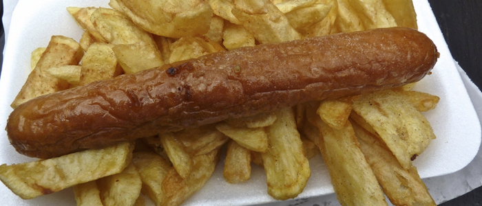 Small Sausage Battered X3  Single 