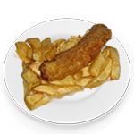 Kids Jumbo Battered Sausage 